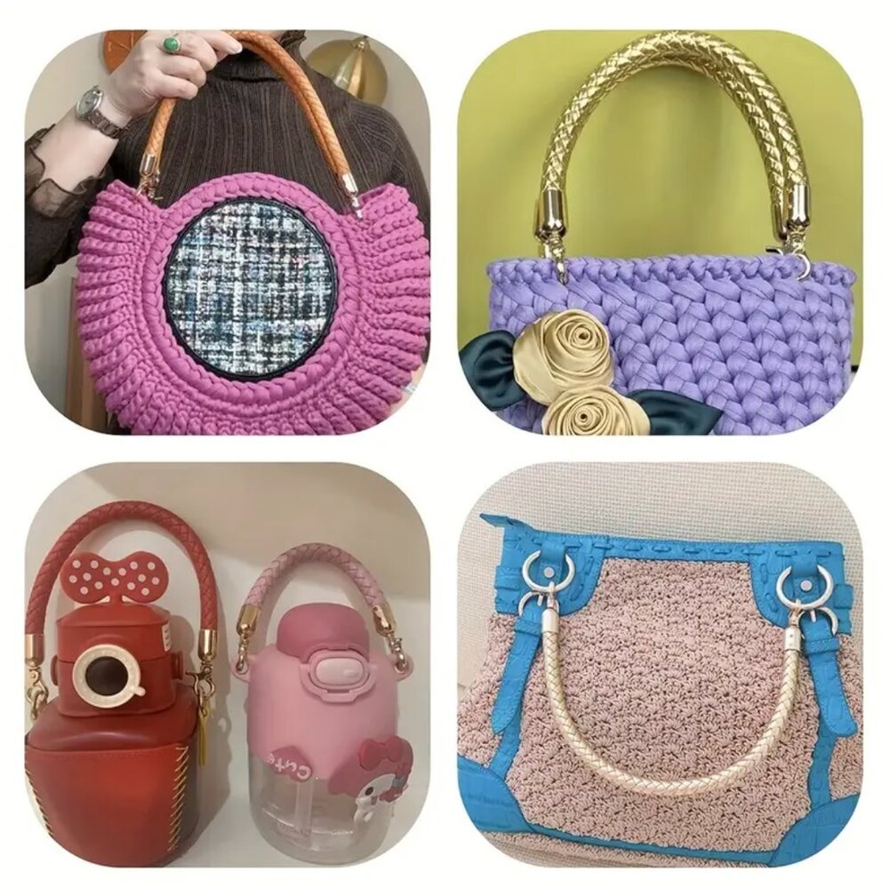 Braided Mini Bag Replacement 2 Handles Pair Bundl… - image 3